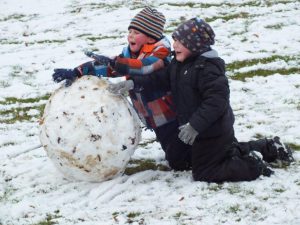 Spaß im Schnee