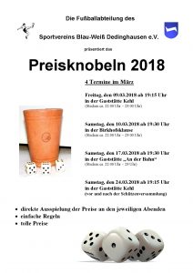 2018 Preisknobeln